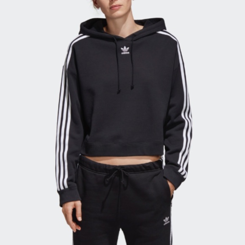 Adidas classics crop hoodie